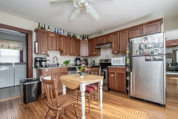 Dining room, Interior, Kitchen, Wood Texture Flooring