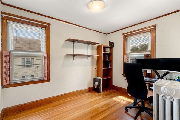Home Office, Interior, Wood Texture Flooring