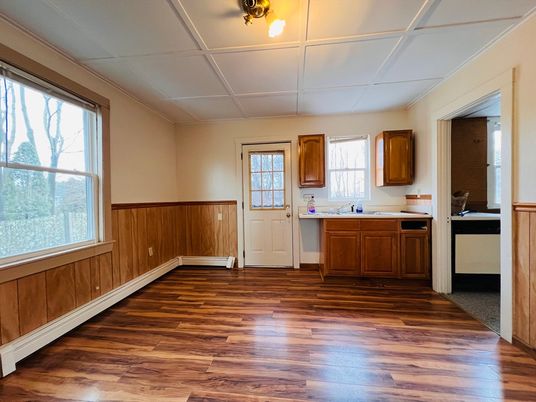 Interior, Kitchen, Wood Texture Flooring