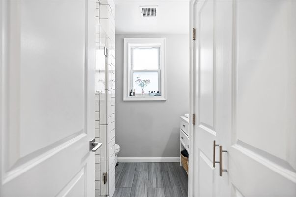 Bathroom, Interior, Wood Texture Flooring
