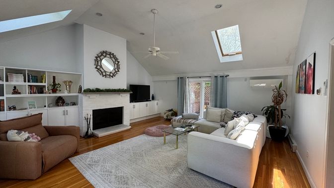 Fireplace, Interior, Living room, Wood Texture Flooring