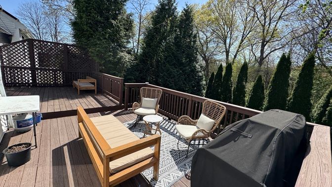 Exterior, Wood Texture Flooring