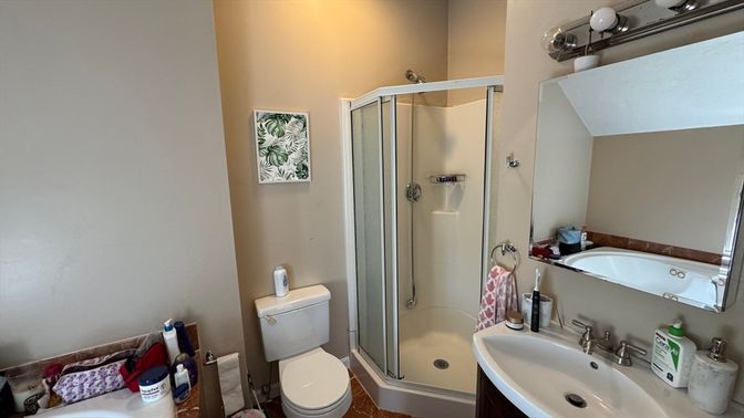 Bathroom, Glass Shower, Interior