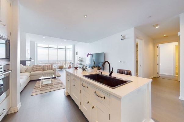 Interior, Kitchen, Living room, Recessed Lighting