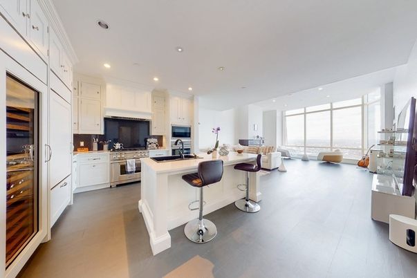 Interior, Kitchen, Living room, Recessed Lighting, Stainless Steel Appliances