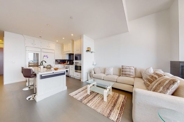 Interior, Kitchen, Living room, Recessed Lighting, Stainless Steel Appliances
