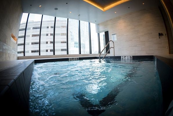 Interior, Pool, Recessed Lighting