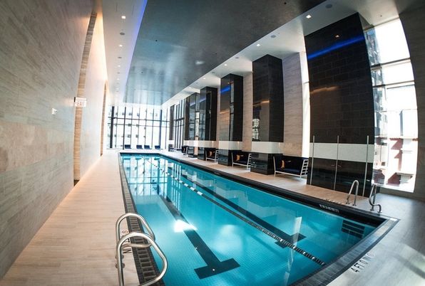 Interior, Pool, Recessed Lighting
