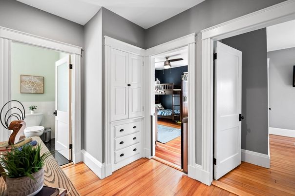 Bathroom, Interior, Wood Texture Flooring