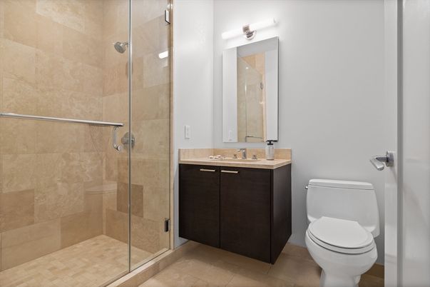 Bathroom, Glass Shower, Interior
