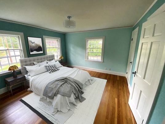 Bedroom, Interior, Wood Texture Flooring