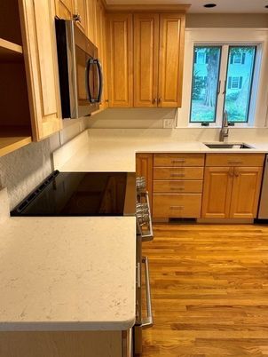 Interior, Kitchen, Wood Texture Flooring