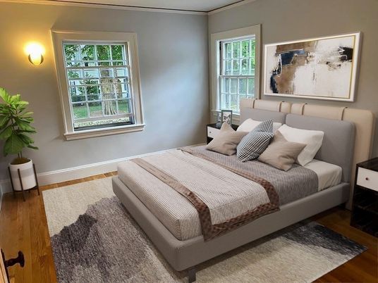 Bedroom, Interior, Wood Texture Flooring