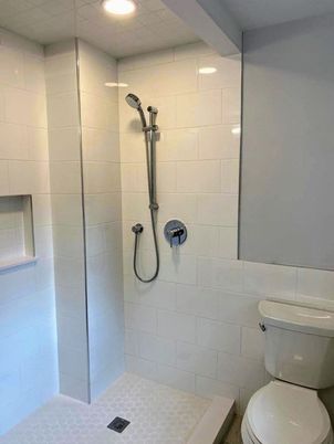Bathroom, Interior, Recessed Lighting