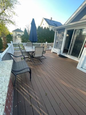 Exterior, Wood Texture Flooring