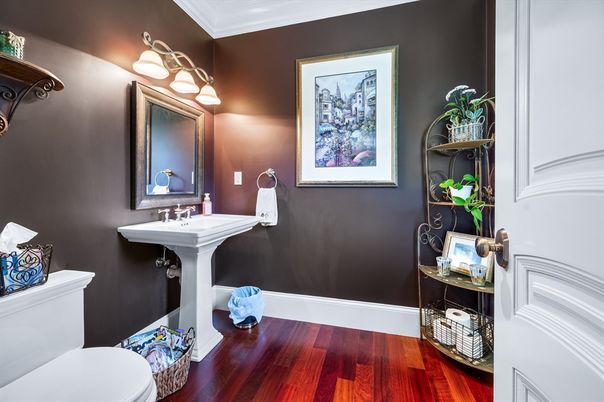 Bathroom, Interior, Wood Texture Flooring