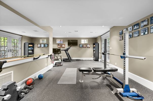 Fitness Equipment, Interior, Recessed Lighting