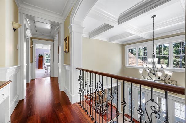 Chandelier, Interior, Wood Texture Flooring