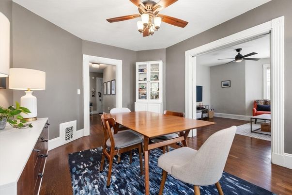 Dining room, Interior, Wood Texture Flooring