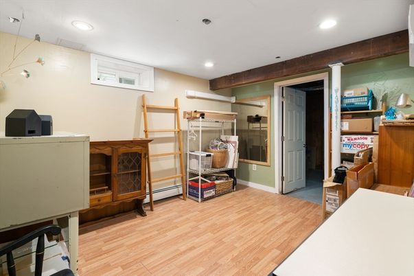 Interior, Recessed Lighting, Wood Texture Flooring