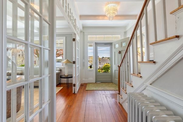 Chandelier, Interior, Wood Texture Flooring