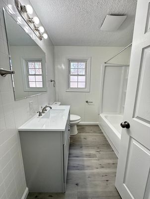 Bathroom, Interior, Wood Texture Flooring