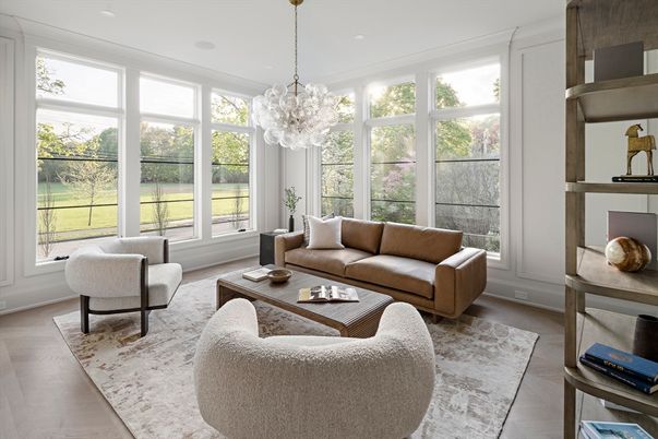 Chandelier, Interior, Living room, Recessed Lighting, Wood Texture Flooring