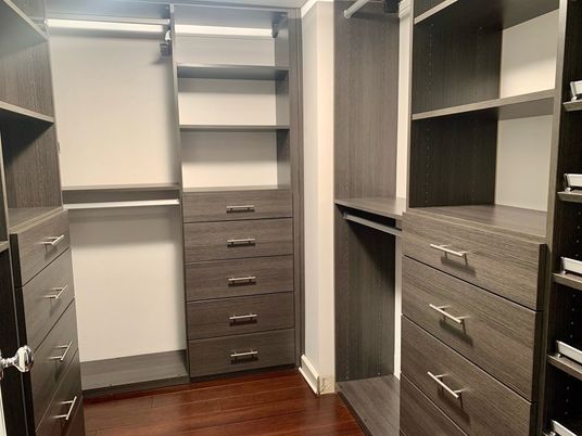 Interior, Walk-in Closets, Wood Texture Flooring