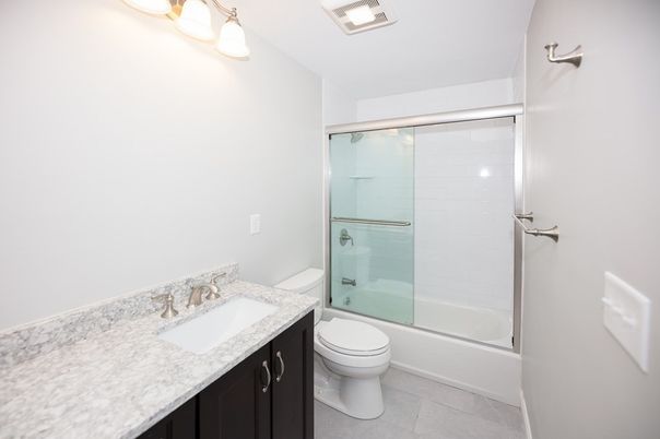 Bathroom, Glass Shower, Interior