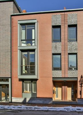 Exterior, Facade, Brick Facade, Rowhouse