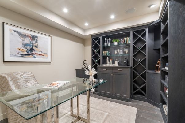 Home Office, Interior, Recessed Lighting