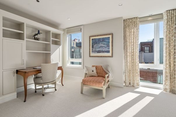 Home Office, Interior, Recessed Lighting