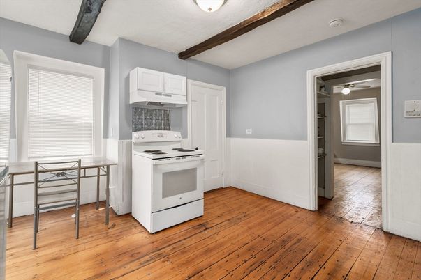 Interior, Kitchen, Wooden Beams, Wood Texture Flooring