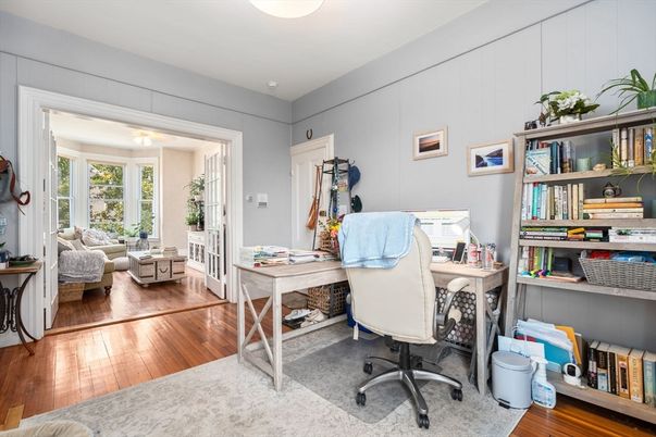 Home Office, Interior, Wood Texture Flooring