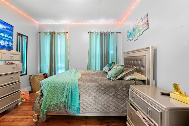 Bedroom, Interior, Wood Texture Flooring