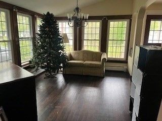 Chandelier, Interior, Wood Texture Flooring