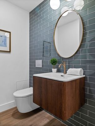 Bathroom, Interior, Wood Texture Flooring