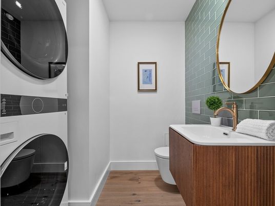 Bathroom, Interior, Wood Texture Flooring
