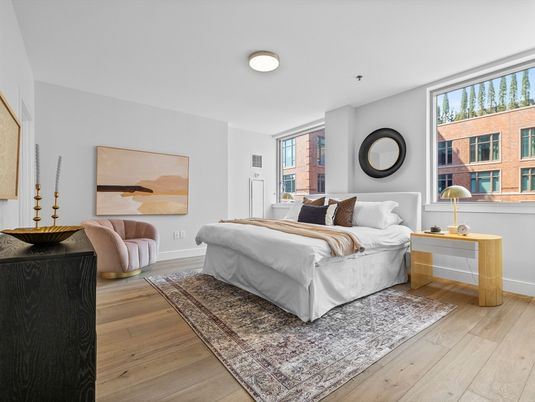 Bedroom, Interior, Wood Texture Flooring