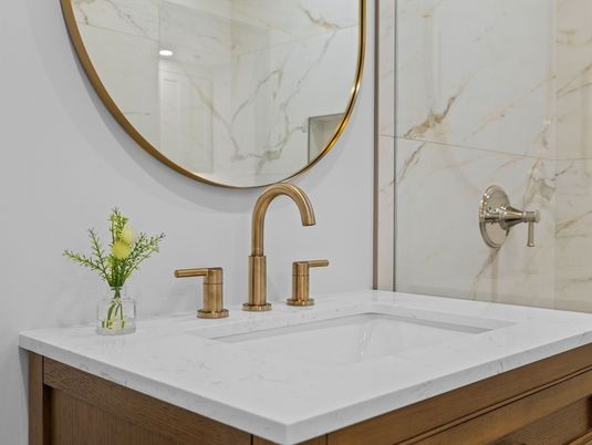 Bathroom, Interior, Marble Walls