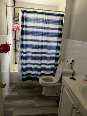 Bathroom, Interior, Wood Texture Flooring
