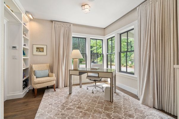 Home Office, Interior, Wood Texture Flooring