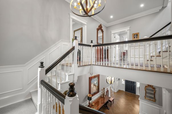 Chandelier, Interior, Recessed Lighting, Wood Texture Flooring