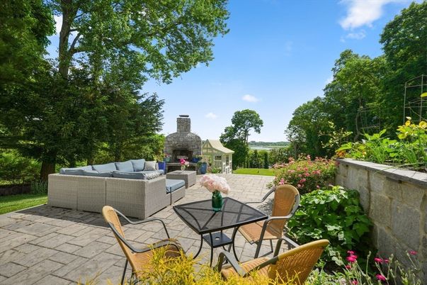 Backyard, Exterior, Fireplace