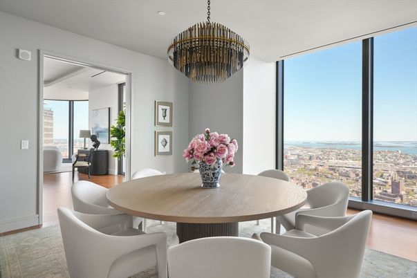 Chandelier, Dining room, Interior, Water, Wood Texture Flooring
