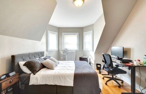 Bedroom, Home Office, Interior, Wood Texture Flooring