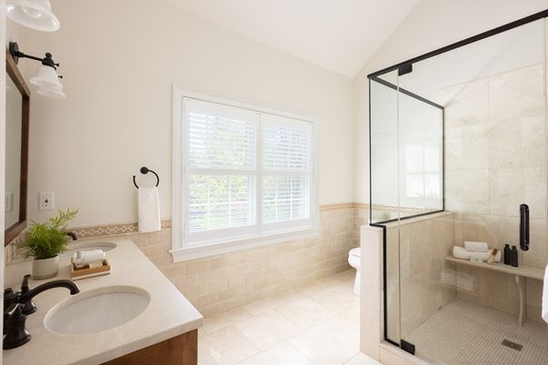 Bathroom, Glass Shower, Interior