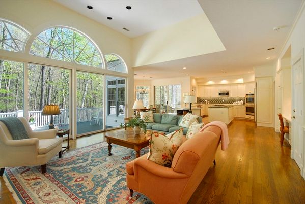 Interior, Kitchen, Living room, Pendant Lights, Recessed Lighting, Stainless Steel Appliances, Wood Texture Flooring