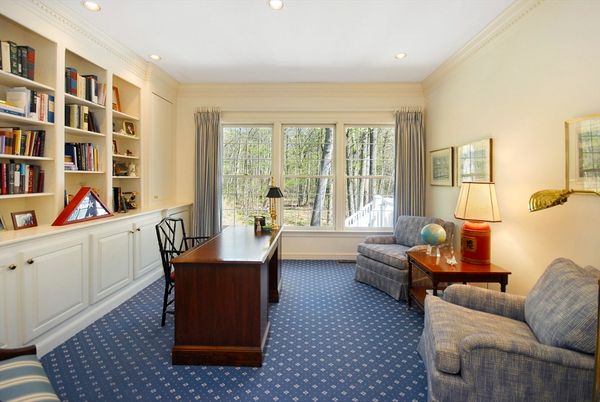 Home Office, Interior, Recessed Lighting