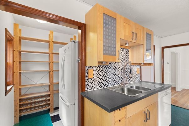 Interior, Kitchen, Wood Texture Flooring